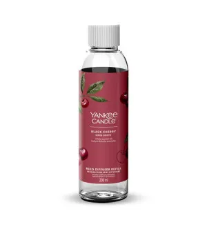 Yankee Candle Black Cherry assinatura recarga para difusor de aroma 200 ml