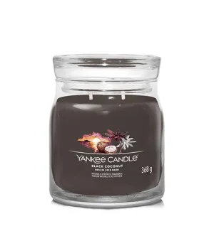 Vela Yankee Candle Black Coconut assinatura média 368 g