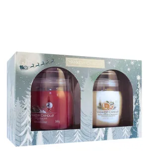 Yankee Candle Bright Lights conjunto de presente signature vela média 2 x 368 g