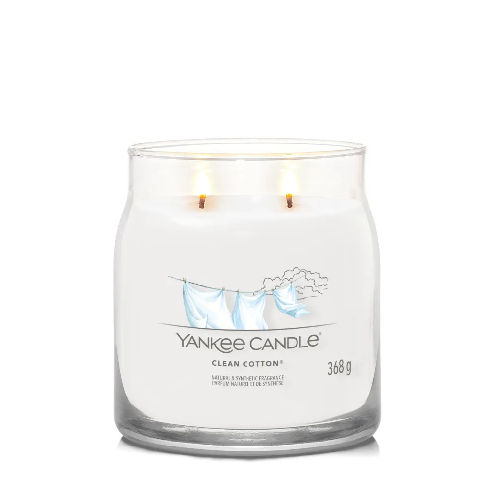 Clean Cotton vela assinatura média 368 g