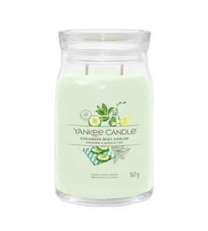Yankee Candle Cucumber Mint Cooler assinatura vela grande 567 g