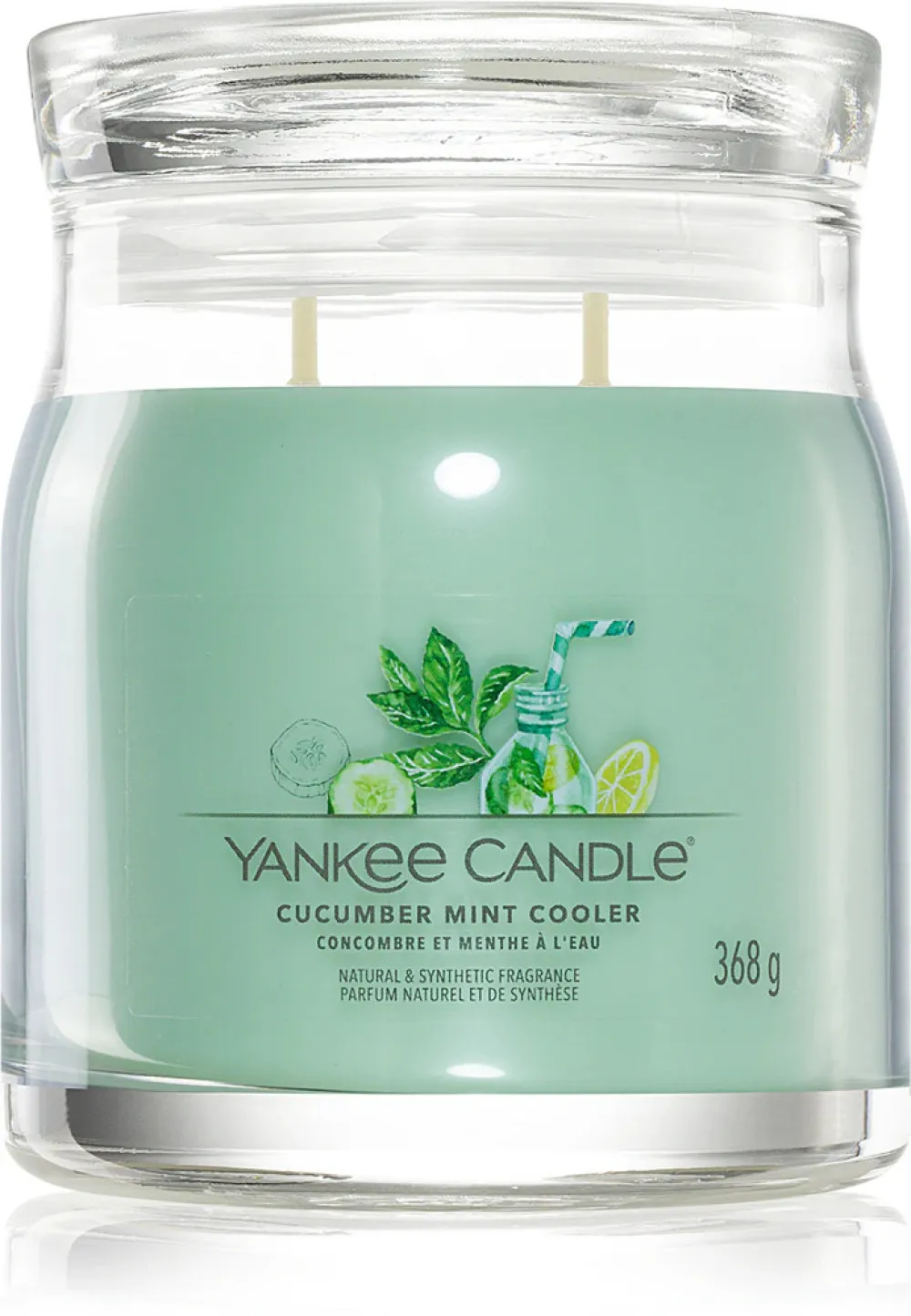 Cucumber Mint Cooler assinatura vela grande 567 g