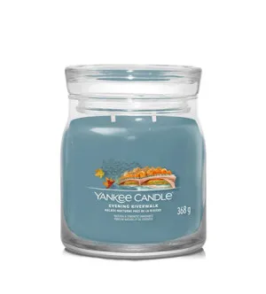 Yankee Candle Evening Riverwalk assinatura vela média 368 g