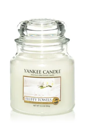 Vela perfumada Yankee Candle Fluffy Towels 411 g