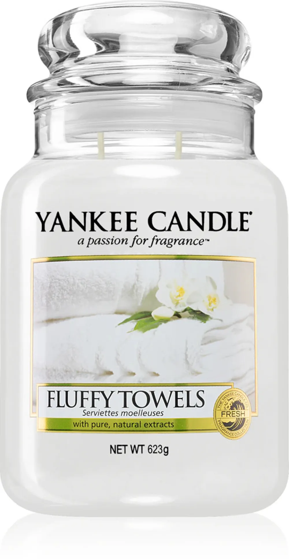 Vela perfumada Yankee Candle Fluffy Towels 411 g