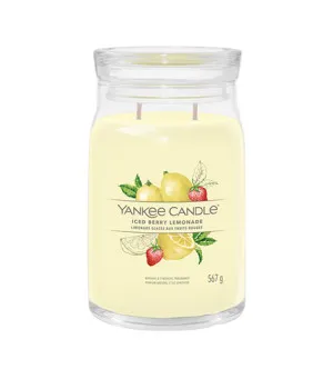 Yankee Candle Iced Berry Lemonade vela assinatura grande 567 g