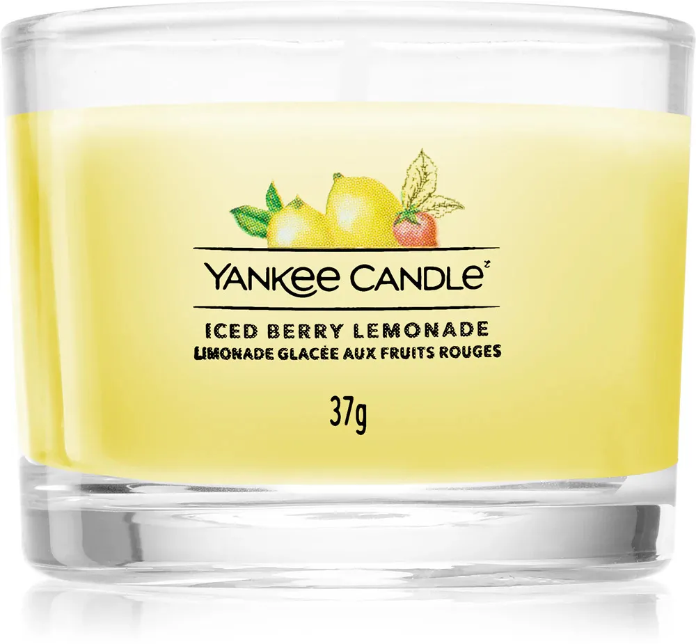 Iced Berry Lemonade vela votiva em vidro 37 g