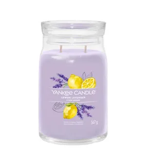 Yankee Candle Lemon Lavender assinatura vela grande 567 g