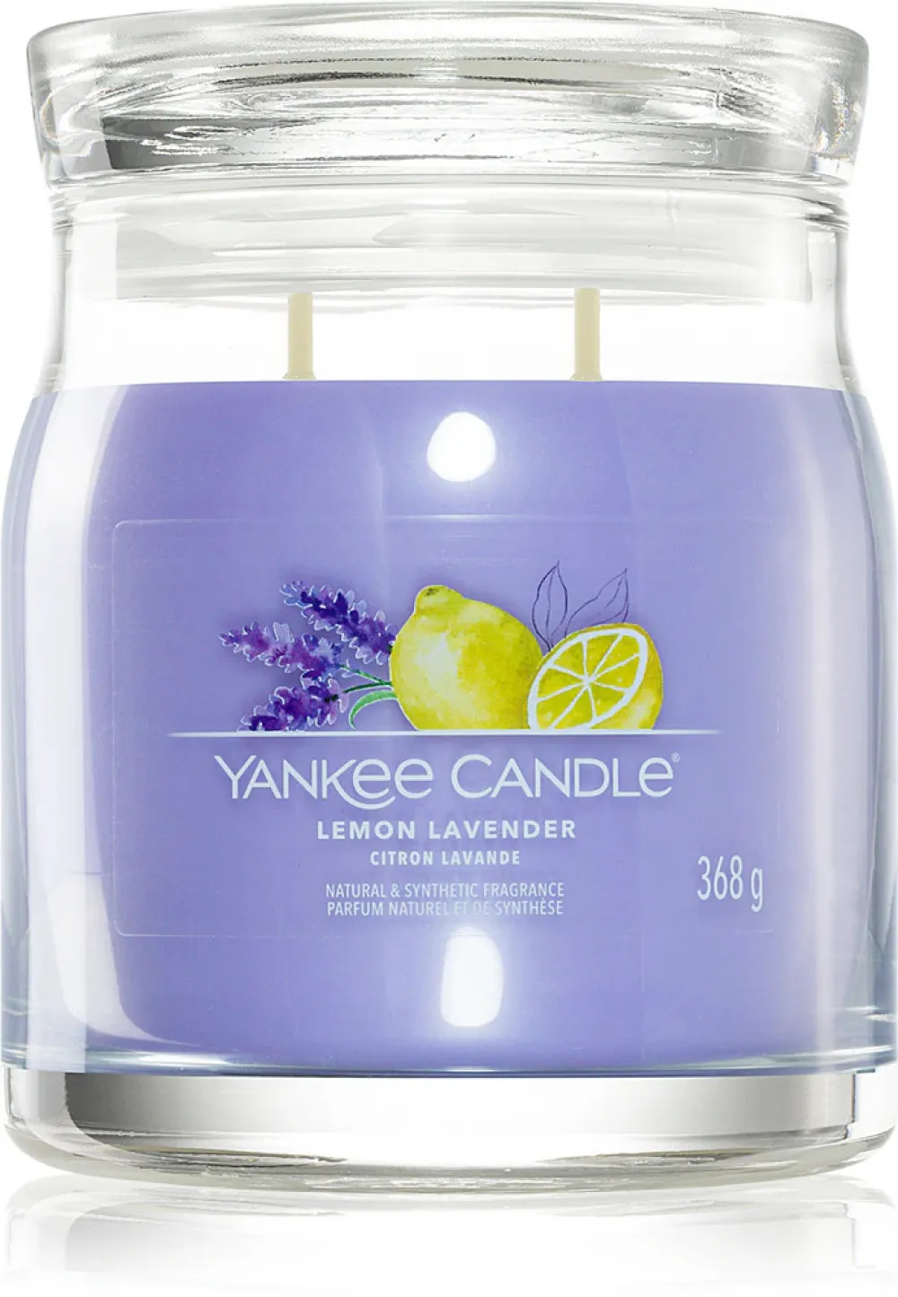 Lemon Lavender assinatura vela grande 567 g