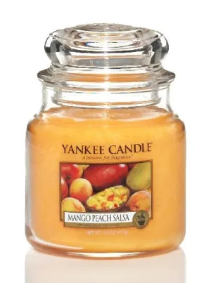 Yankee Candle Mango Peach Salsa vela perfumada 411 g