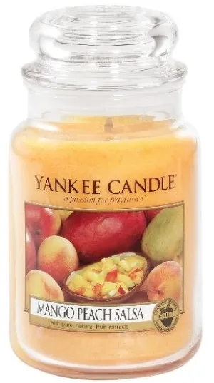 Vela Yankee Candle Mango Peach Salsa aromática 623 g