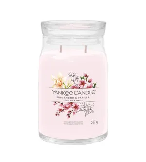 Yankee Candle Pink Cherry & Vanilla signature vela grande 567 g
