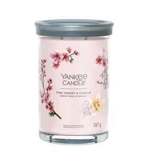 Yankee Candle Pink Cherry & Vanilla signature tumbler grande 567 g