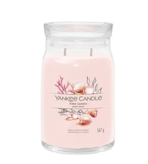 Yankee Candle Pink Sands assinatura vela grande 567 g