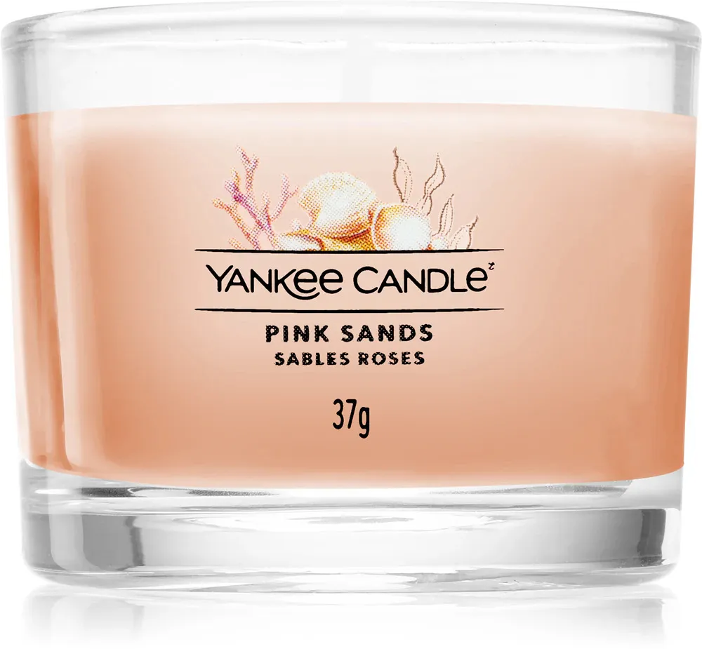 Vela votiva em vidro Yankee Candle Pink Sands 37 g