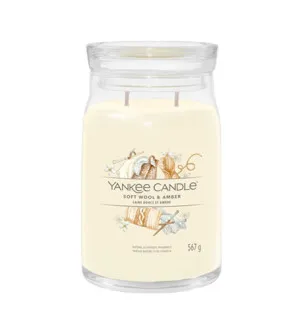 Vela Yankee Candle Soft Wool & Amber Signature grande 567 g
