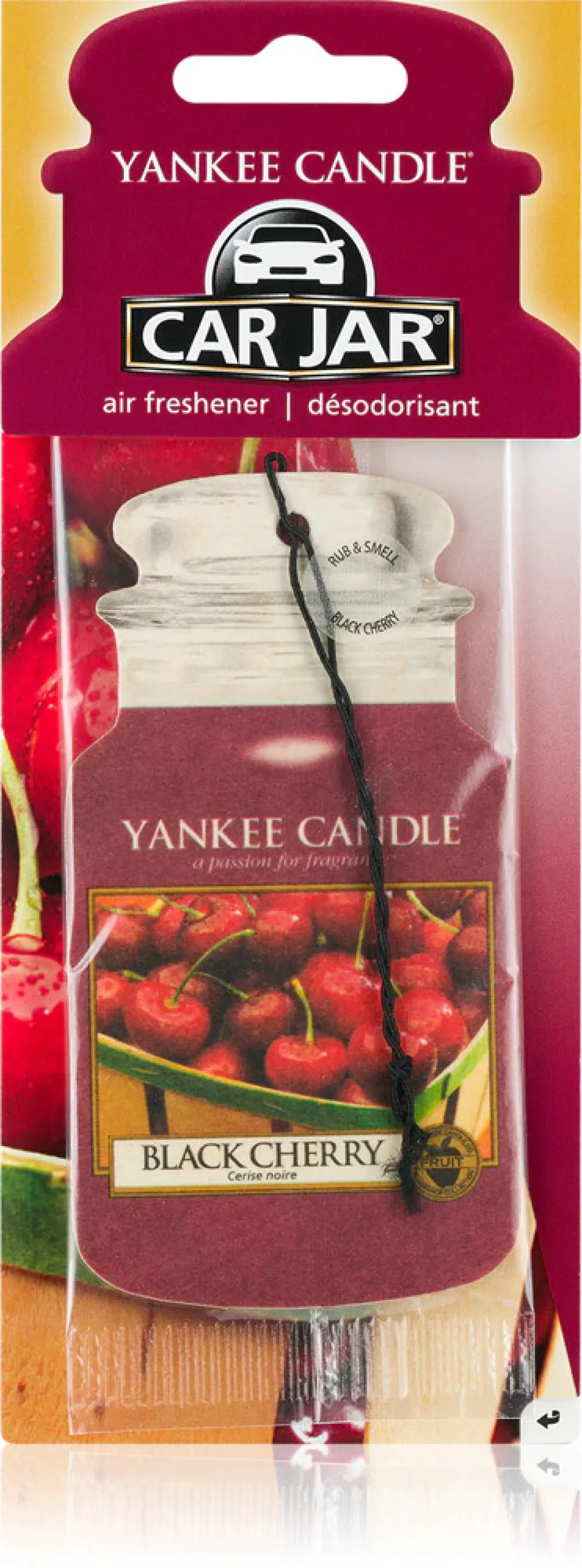 TAG clássico Black cherry cartão perfumado 1 unid. 1 ks