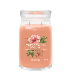 Vela grande Yankee Candle Tropical Breeze signature 567 g
