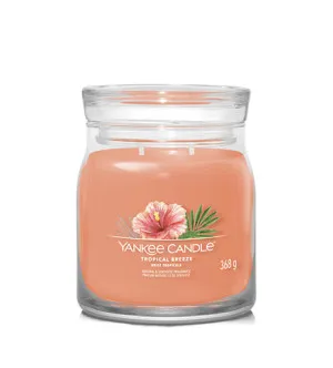 Vela Yankee Candle Tropical Breeze assinatura média 368 g