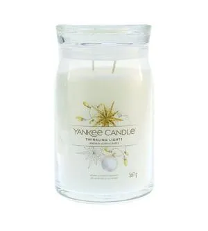 Yankee Candle Twinkling Lights vela assinatura grande 567 g