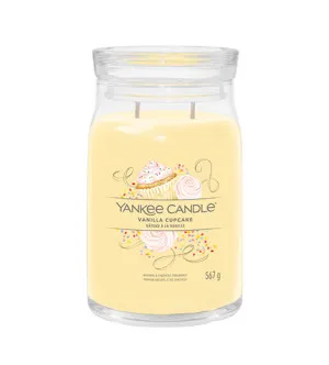 Yankee Candle Vanilla Cupcake vela assinatura grande 567 g