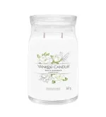White Gardenia vela assinatura grande 567 g