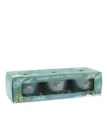 Winter Night Stars vela votiva em vidro 3 x 37 g 3x37 g