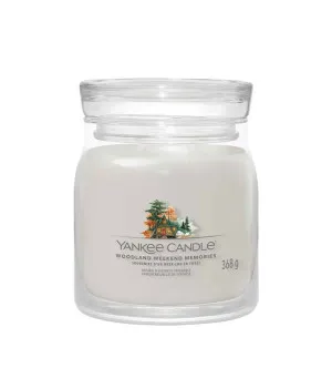 Yankee Candle Woodland Weekend Memories assinatura vela média 368 g