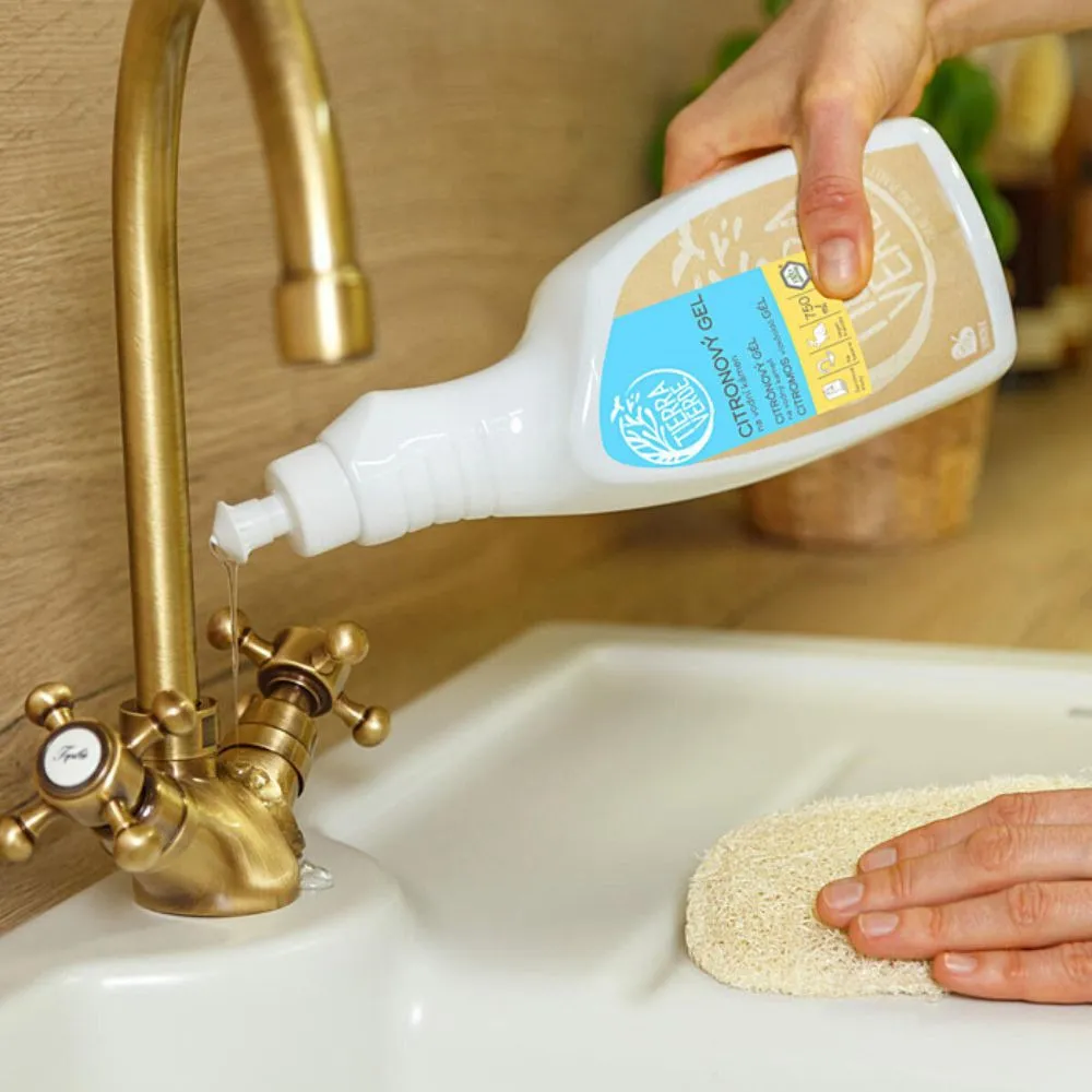 Tierra Verde Gel de calcário de limão (750 ml) - com óleo essencial de limão
