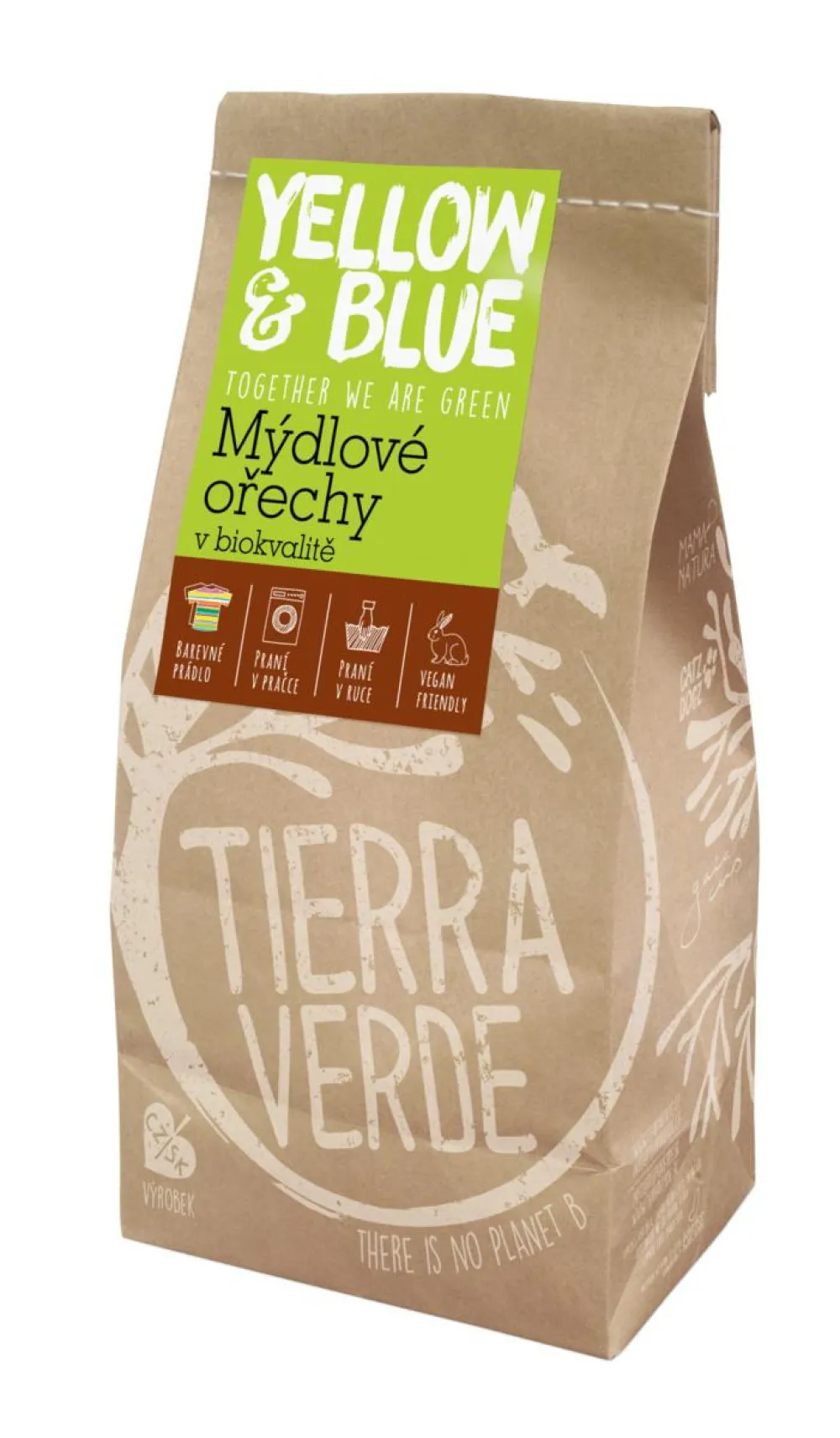 Tierra Verde Sabão de nozes para lavagem (1 kg) - orgânico