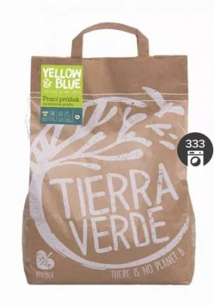 Tierra Verde Pó para lavagem de roupa colorida (saco de papel de 5 kg)