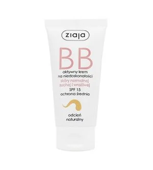 Ziaja BB Cream para pele normal, seca e sensível BB Cream para pele normal e seca FPS 15 Natural