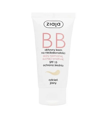 BB Cream para pele normal, seca e sensível BB Cream para pele normal e seca SPF 15 Light 50 ml
