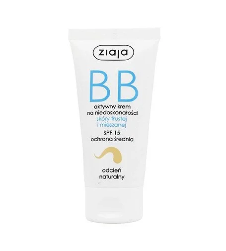BB Cream Pele Oleosa e Mista BB creme para pele oleosa e mista SPF 15 Natural 50 ml