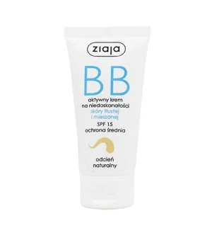 Ziaja BB Cream Pele Oleosa e Mista BB creme para pele oleosa e mista SPF 15 Natural