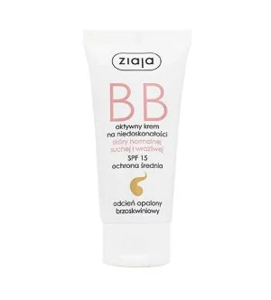 Ziaja BB Cream para Pele Normal, Seca e Sensível FPS 15 Escuro