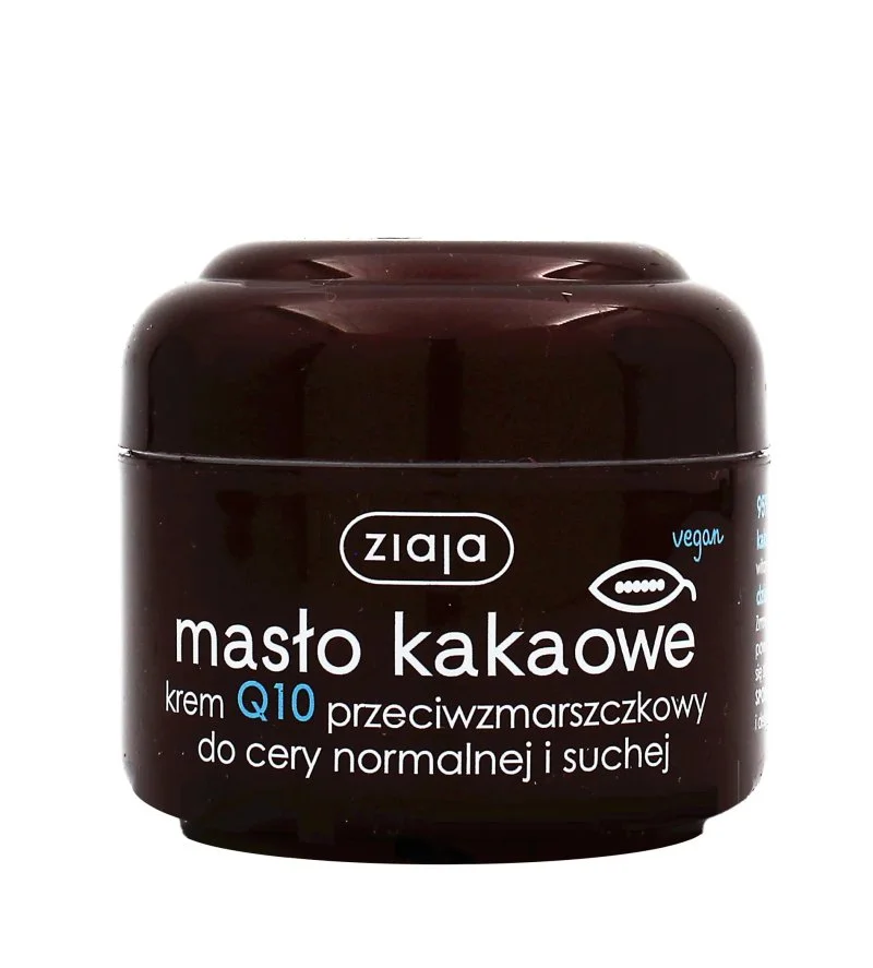 Cocoa Butter creme anti-rugas com Q10 para pele normal e seca 50 ml