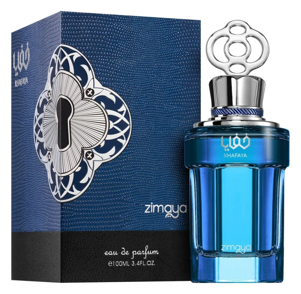 Khafaya Blue eau de parfum para homens 100 ml