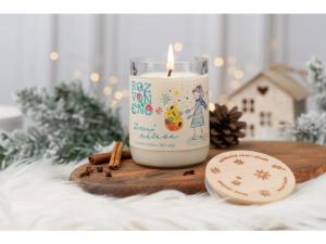 WINTER HOPE - vela natural com BIO laranja, cravinho e canela, 300 ml