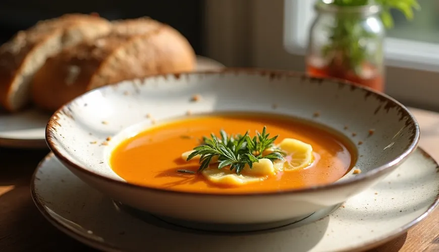 Bramboračka na mesa moderna - a fusão da tradição com a criatividade