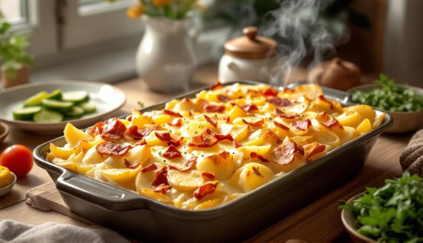 As batatas à francesa serão delicadas e não secas, se você escolher o tipo certo de batatas e o molh