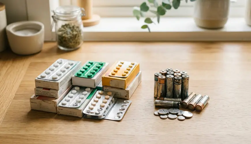 # Co dělat s prošlými léky a bateriemi

## O que fazer com medicamentos vencidos e baterias