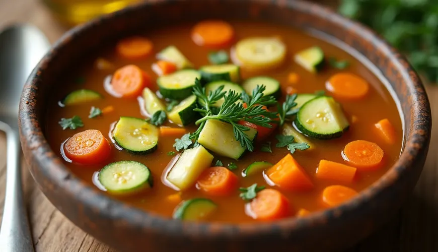 Receita de sopa dietética para o estômago que vai encantar os seus sentidos