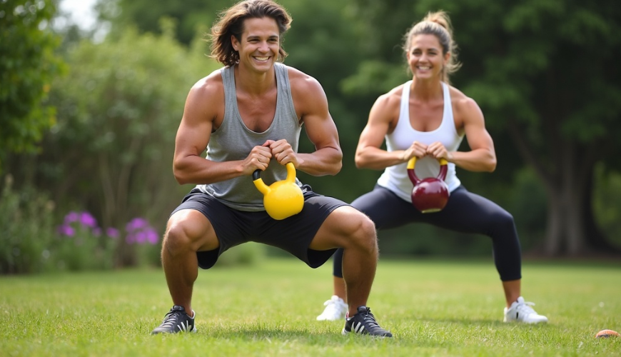 O agachamento Goblet é um exercício que melhora a técnica de agachamento, mesmo quando você treina e
