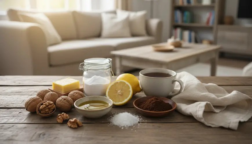 Como lidar com riscos e manchas nos móveis sem química cara