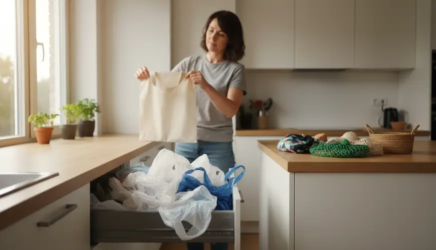 # Como parar de acumular sacolas plásticas de uma vez por todas