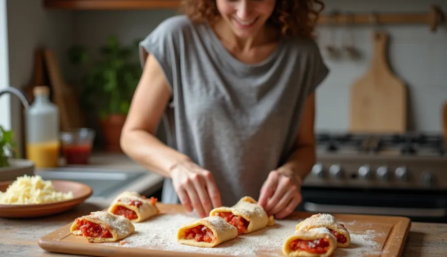 Como preparar deliciosos caracóis de pizza que vão encantar a todos