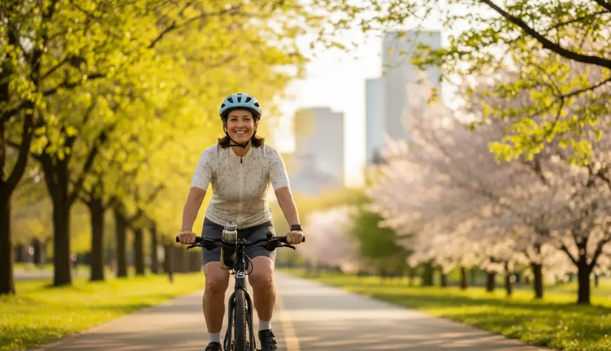 Andar de bicicleta faz bem ao corpo e à mente