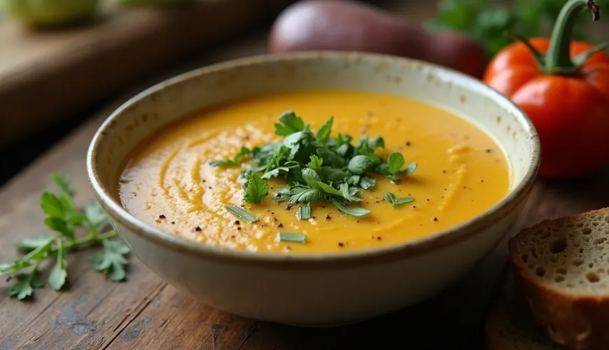 Sopa de kohlrabi da cozinha da vovó e seus segredos