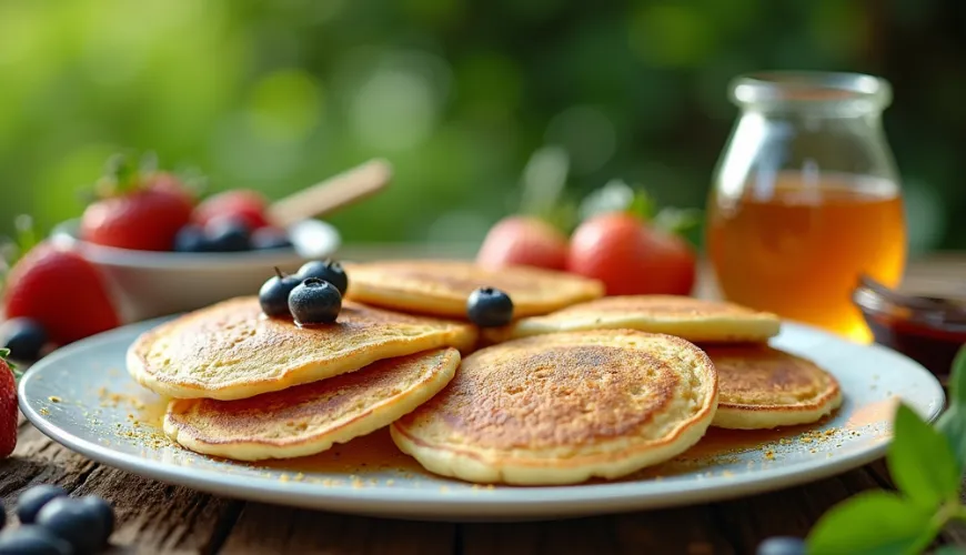 Panquecas de kefir para um ótimo café da manhã que dará início ao seu dia